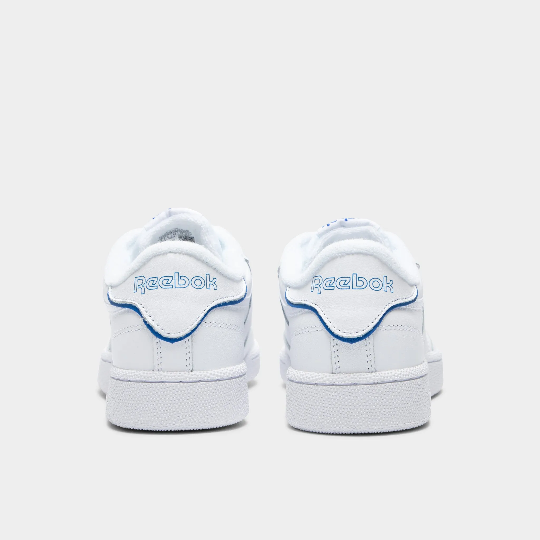 Reebok Club C 85 White / White - Optimum Blue Timeless Chic