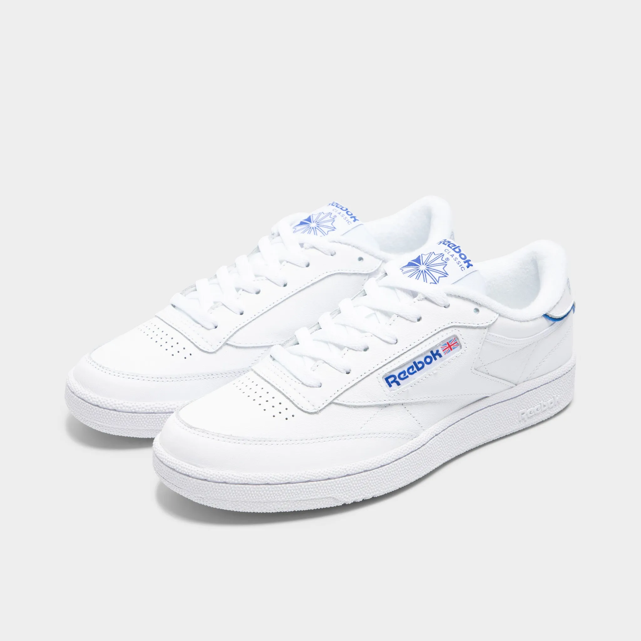 Reebok Club C 85 White / White - Optimum Blue Sleek Wear casual - wear