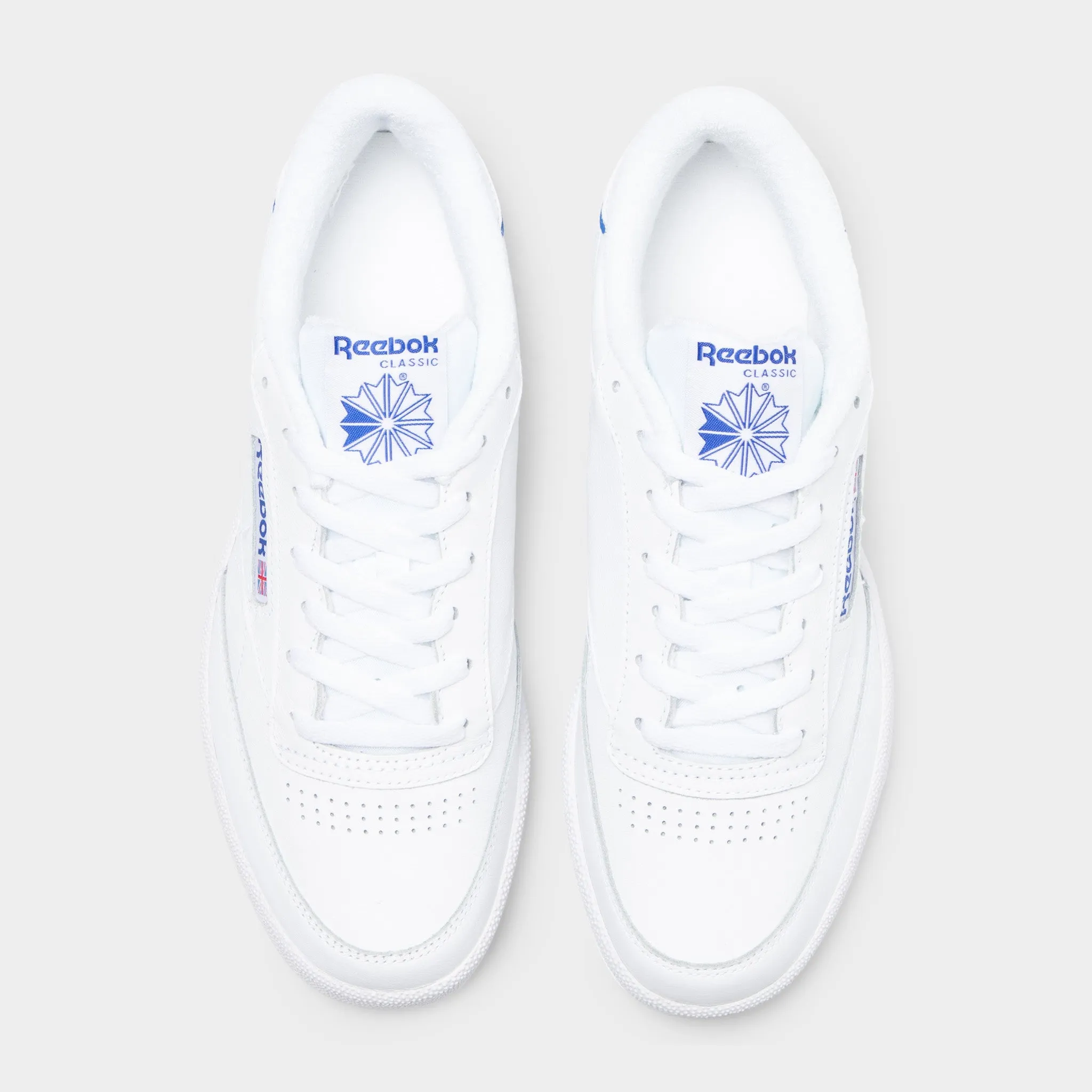 Reebok Club C 85 White / White - Optimum Blue skaters - specific features Fashion-Forward Look