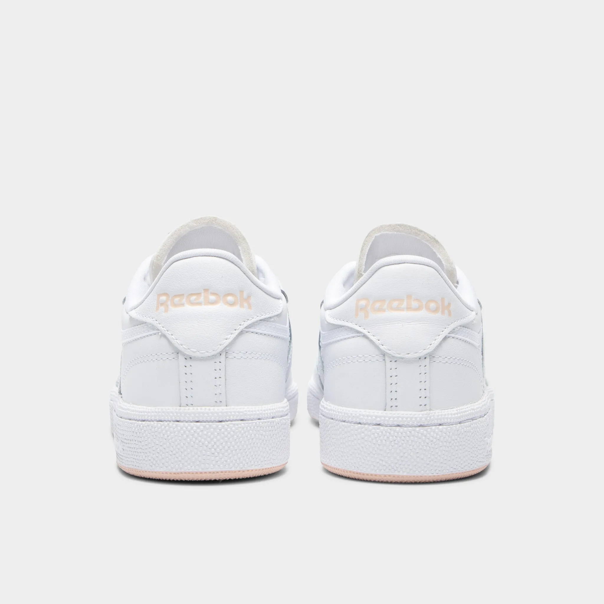formal user Flexible Support Reebok Women's Club C 85 White / Bleached Peach