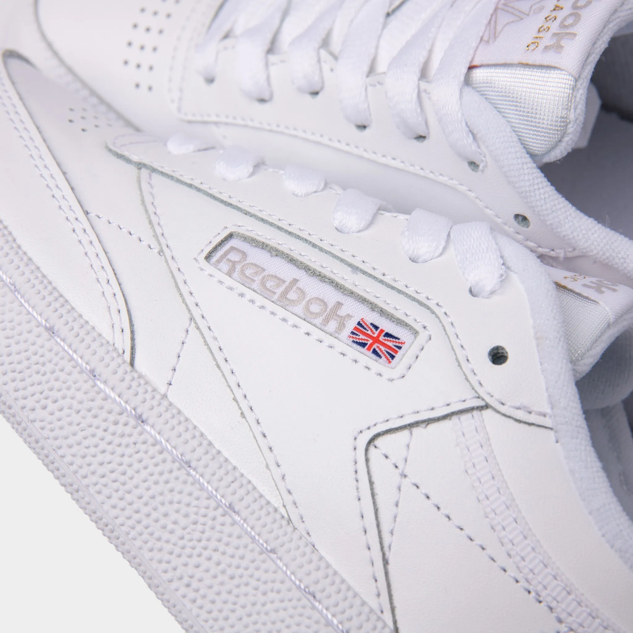 rainy - weather Wide Reebok Womens Club C 85 White / Light Grey