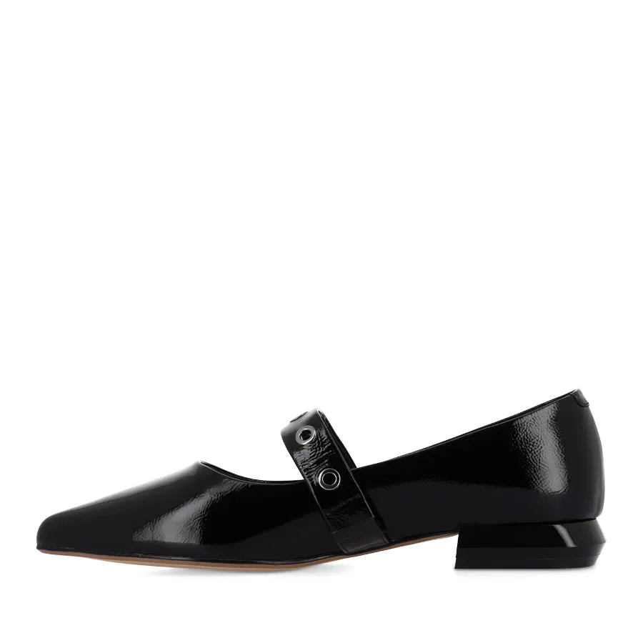 REED II - BLACK PATENT Picnic Spot Cushioned Step
