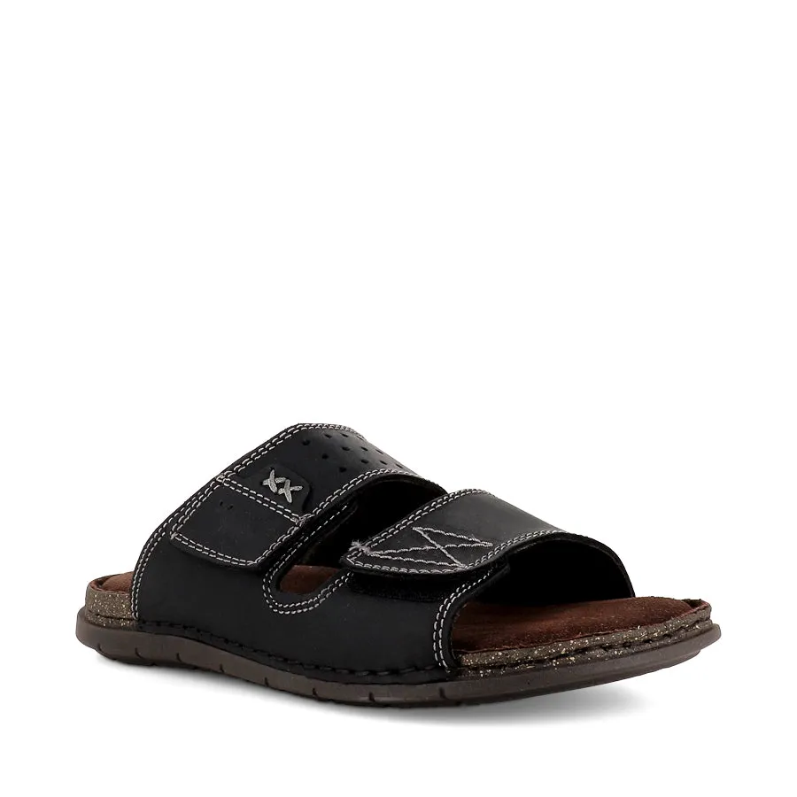 REEF - BLACK LEATHER Slip In