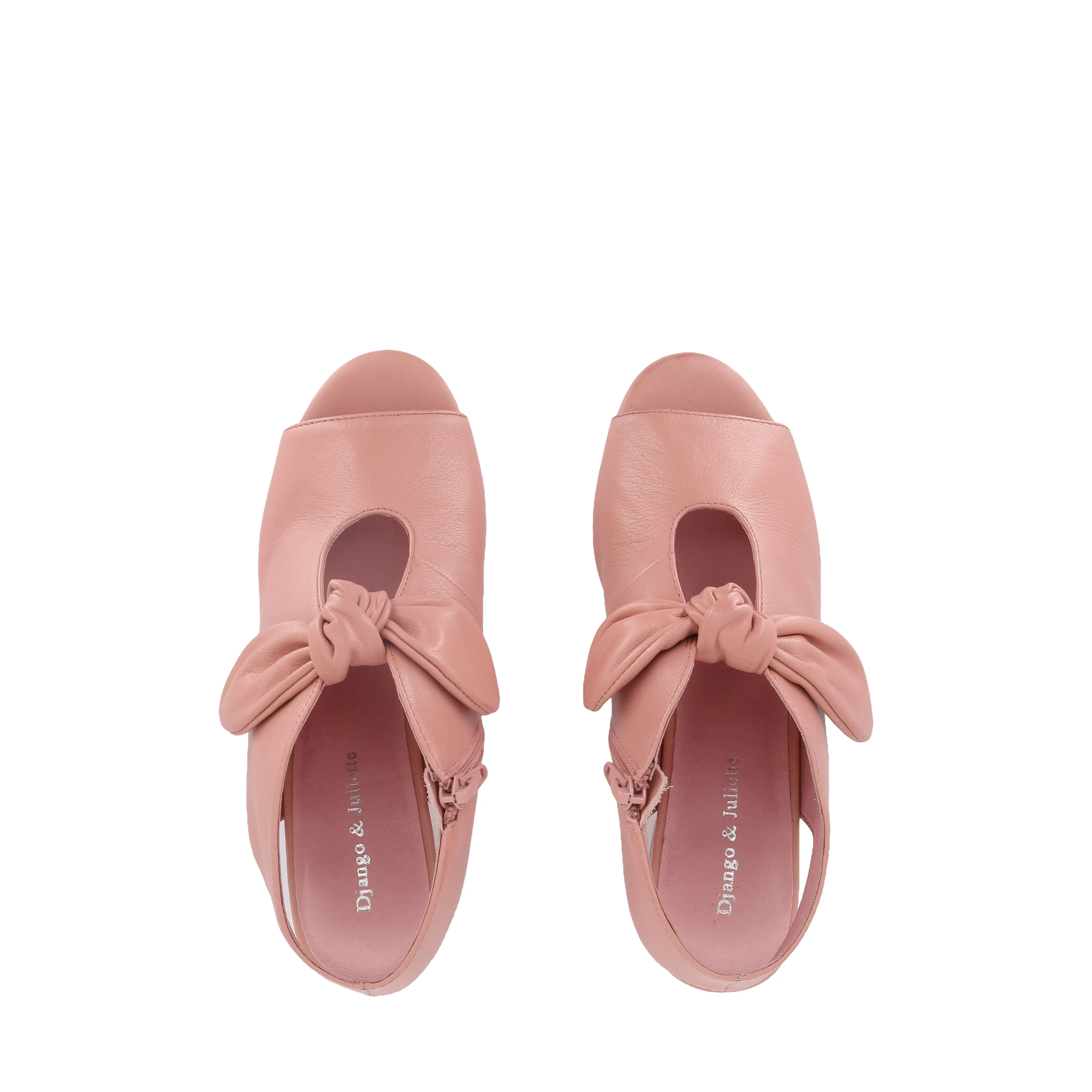 Reliable Footwear Open Air BANANA - PRETTY PINK LEATHER