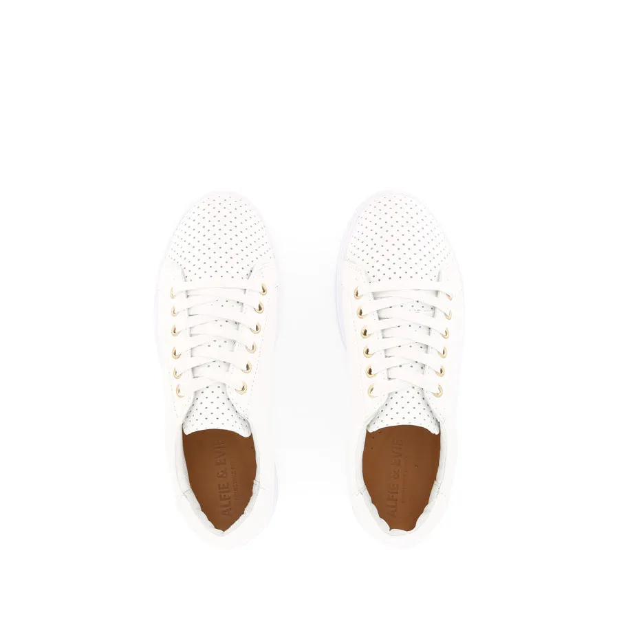 PARADISE - WHITE LEATHER Youth Style