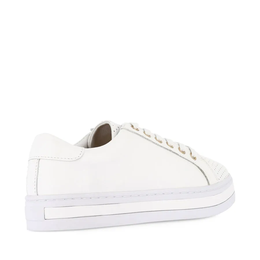 PARADISE - WHITE LEATHER Responsive cushioning