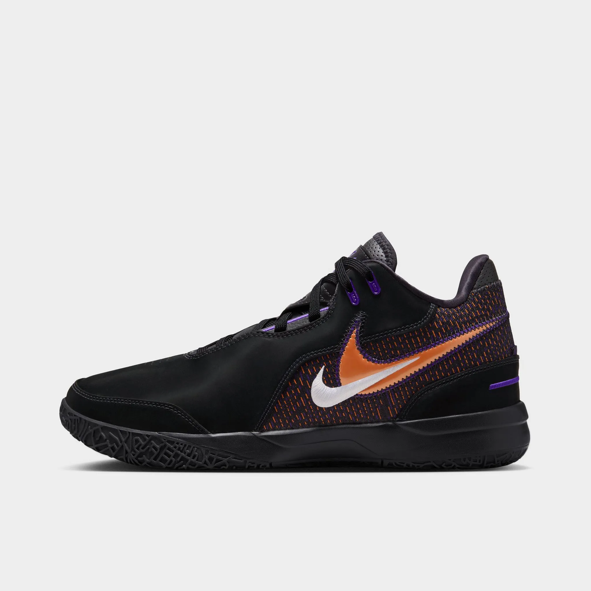 Nike Zoom LeBron Nxxt Gen Ampd DT Black / White - Field Purple Basketball Pressure Relief Insoles
