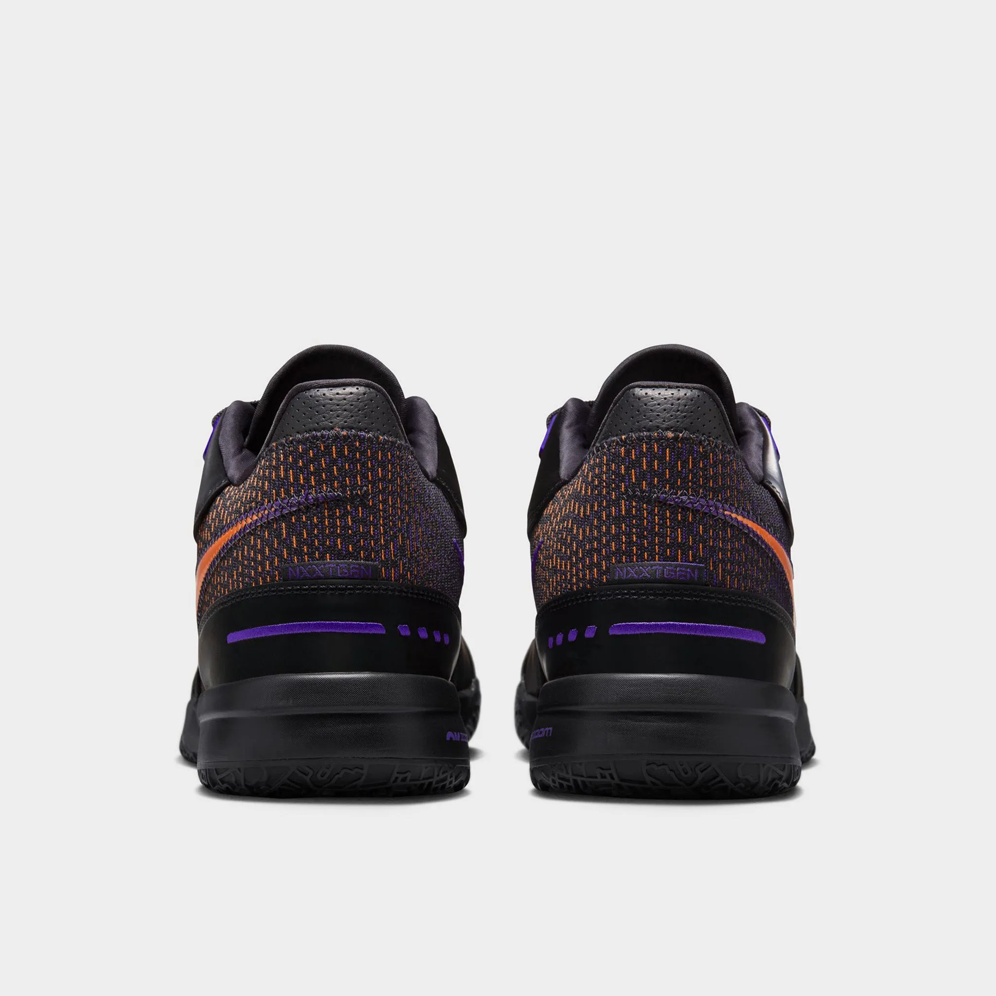 Machine washable Breathability Nike Zoom LeBron Nxxt Gen Ampd DT Black / White - Field Purple