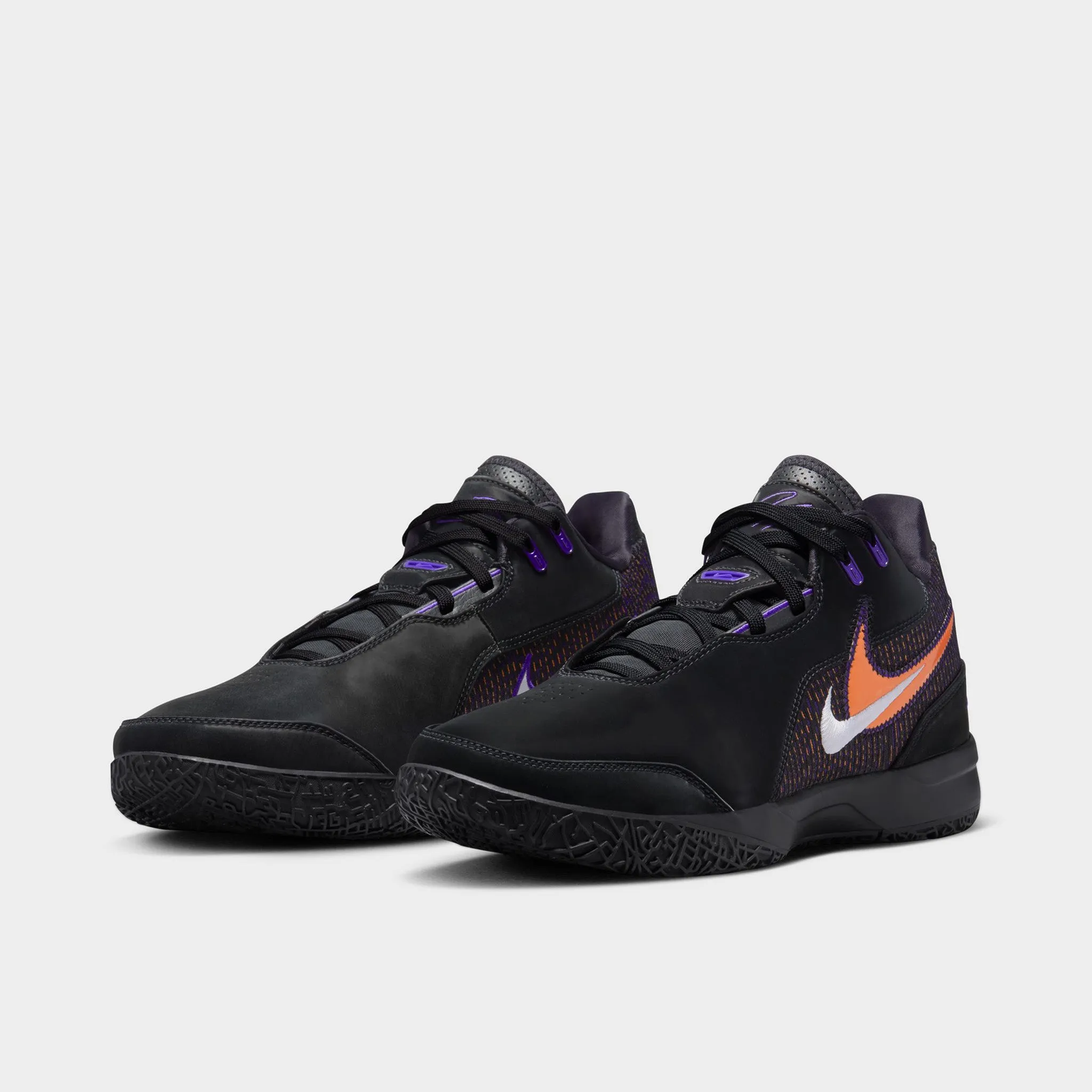 Quick Walk Total Balance Nike Zoom LeBron Nxxt Gen Ampd DT Black / White - Field Purple