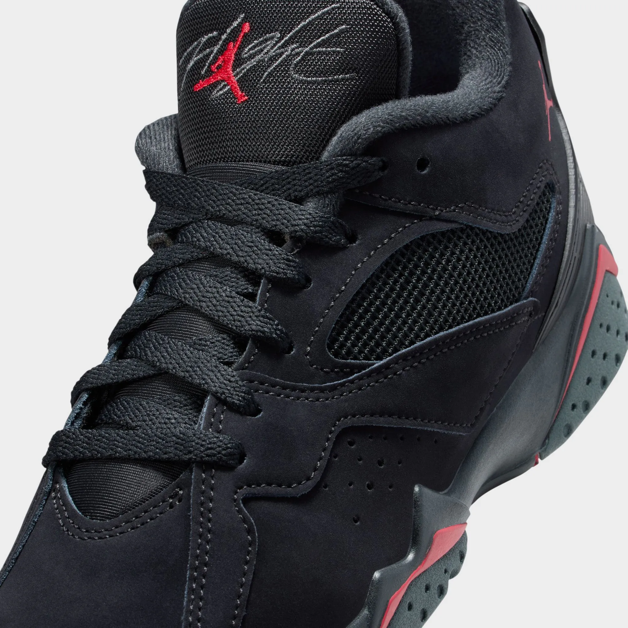 Ergonomic Heel Support Jordan 7 RM GS Black / Gym red - Anthracite