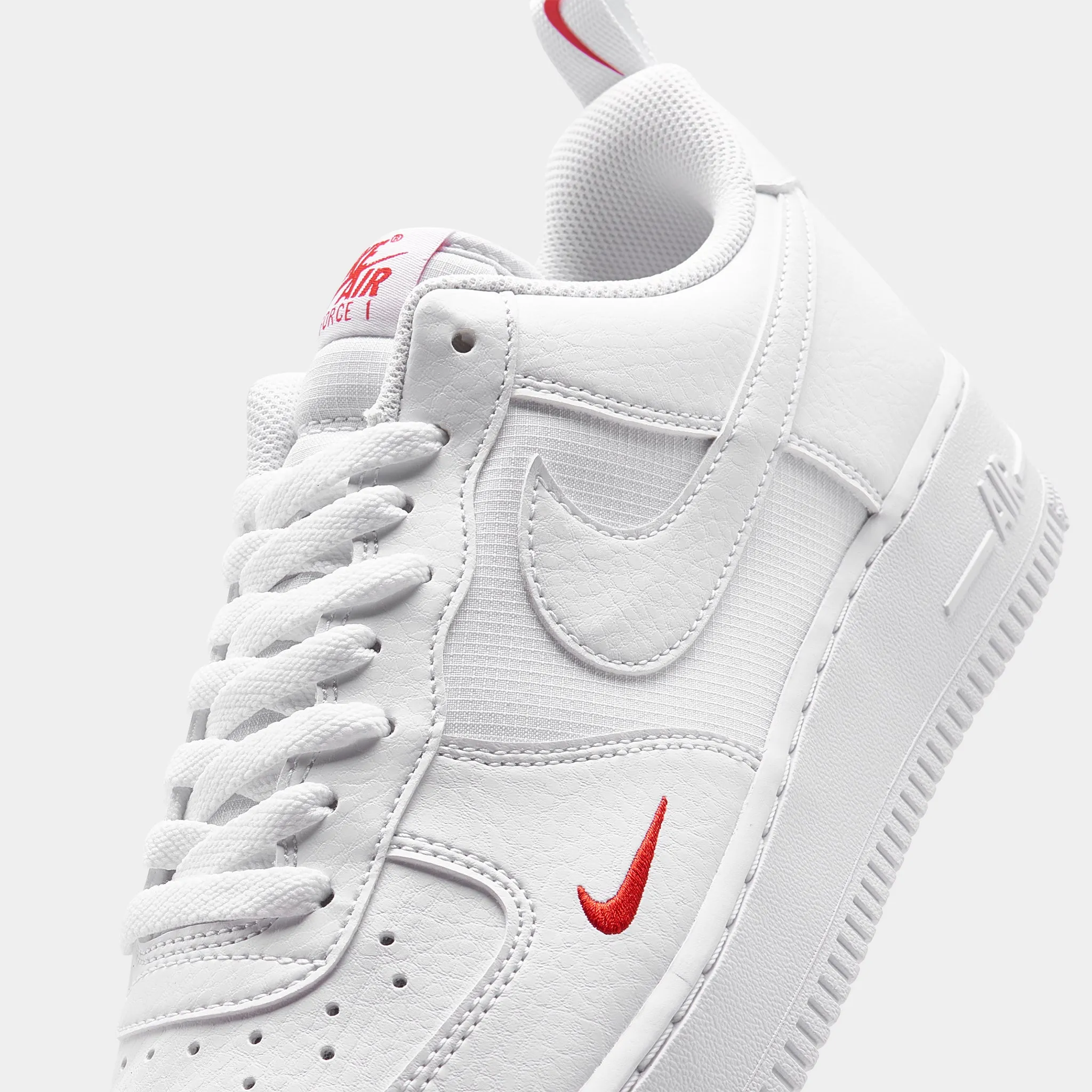Nike Air Force 1 '07 White / White - University Red Stability plate Multi Layer Ventilation