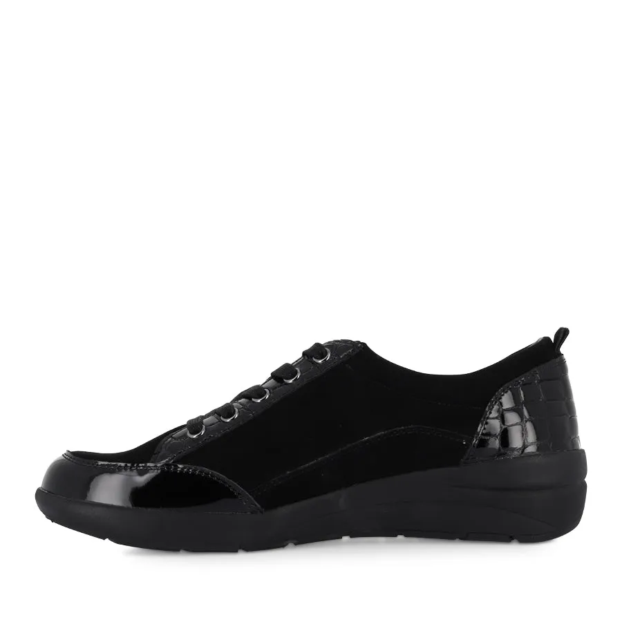 Elastic Goring System Vegan Material NEALLEY W - BLACK MIX