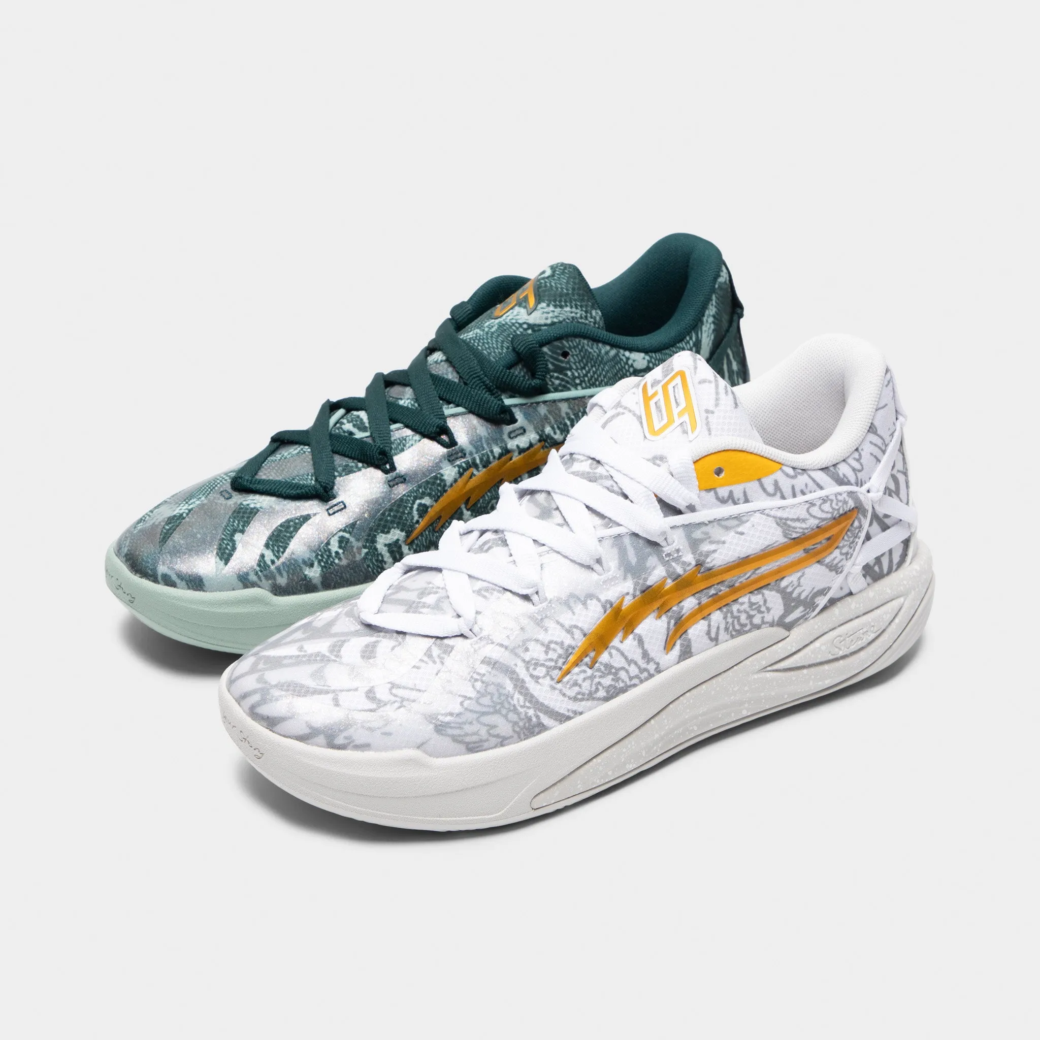 Puma Stewie X Harry Potter Silver / Orange - Green Reinforced Heel Cup