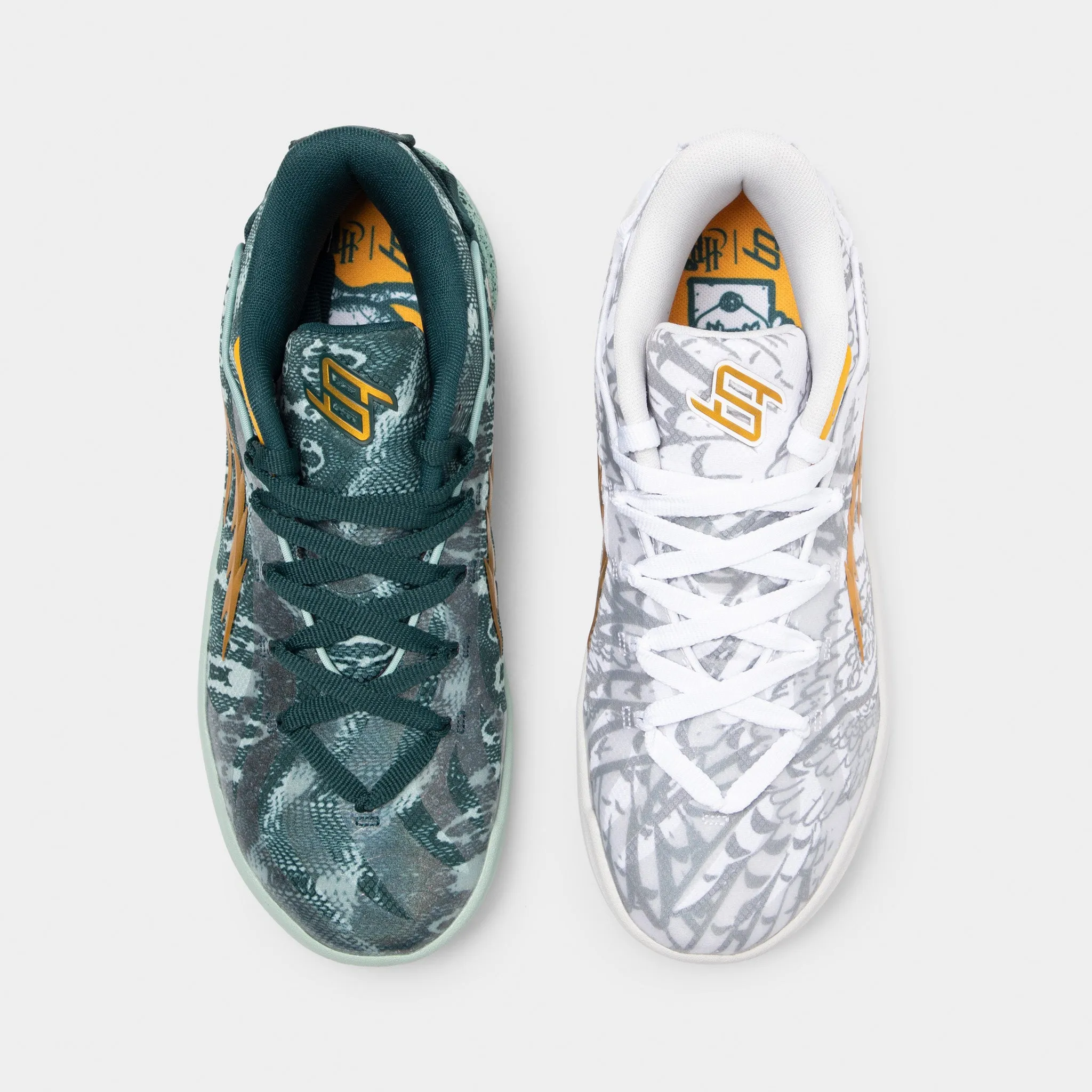 carbon fiber plate Offensive Cushioning Puma Stewie X Harry Potter Silver / Orange - Green
