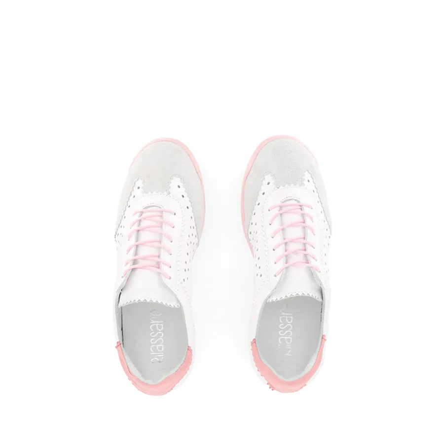 Motion Control Design Seamless Upper TERRA PUNCHED - WHITE COMBO LEATHER
