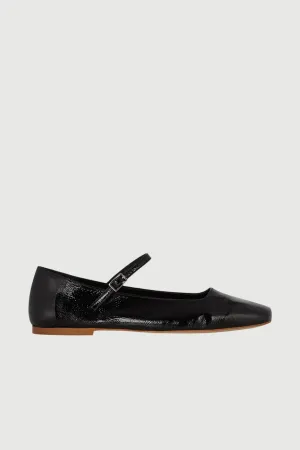 Comfortable Soles ValueforMoney Julieta Mary Janes in Black Patent Leather