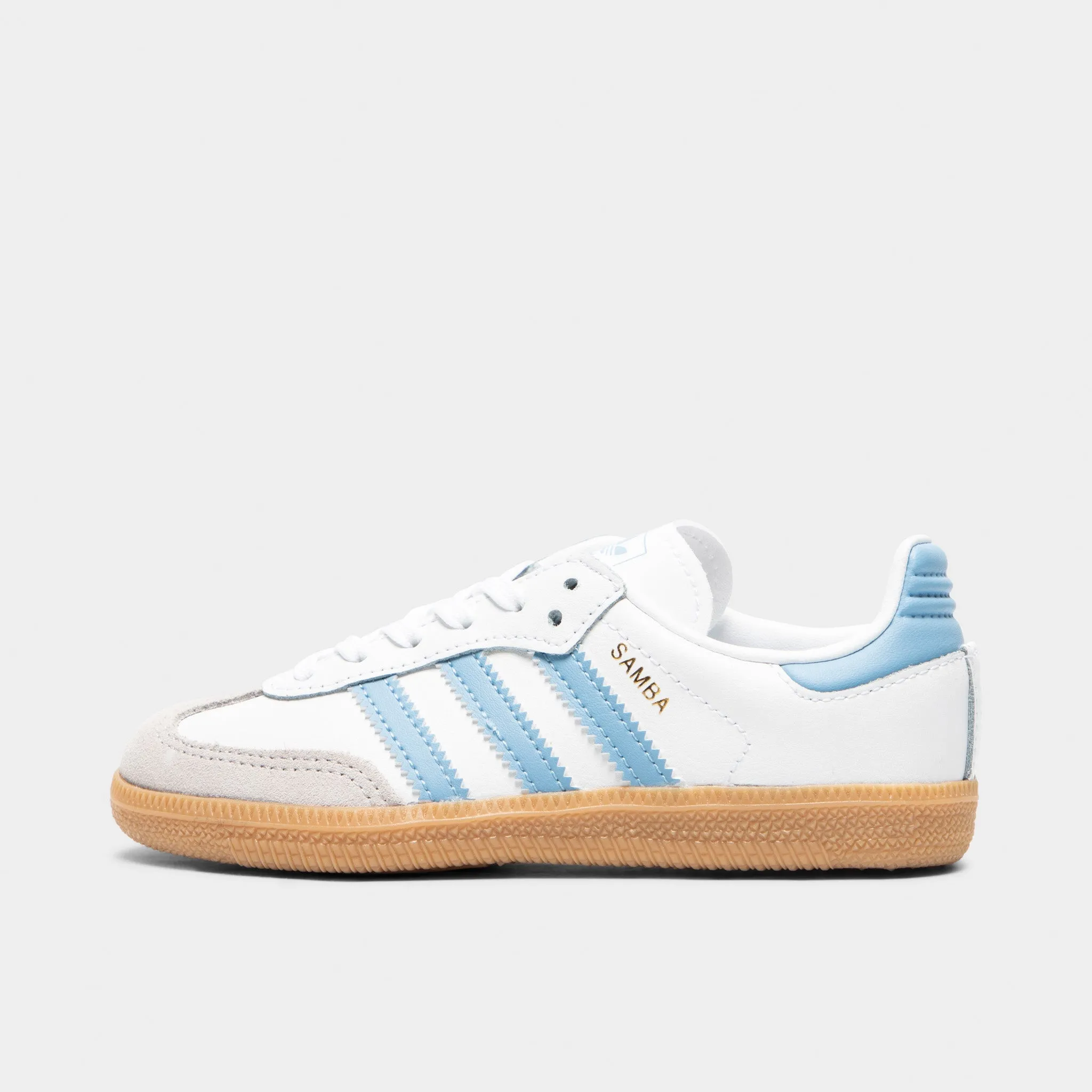 Knit Fabric Design adidas Children's Samba OG White / Ash Blue - Gum