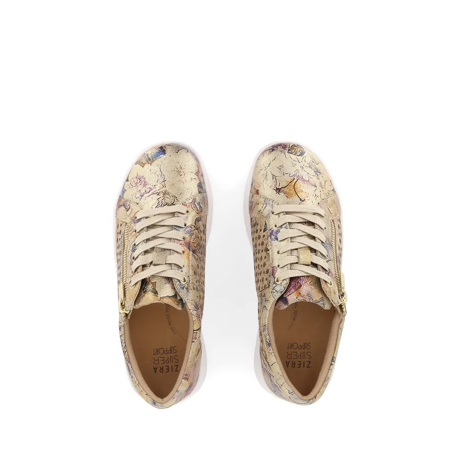 SHOVO XF - GOLD VINTAGE FLORAL LEATHER Abrasion Guard