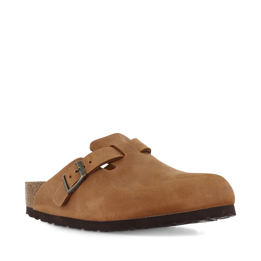 Arch Fit Look Glow BOSTON NATURAL LEATHER - COGNAC OILED LEATHER