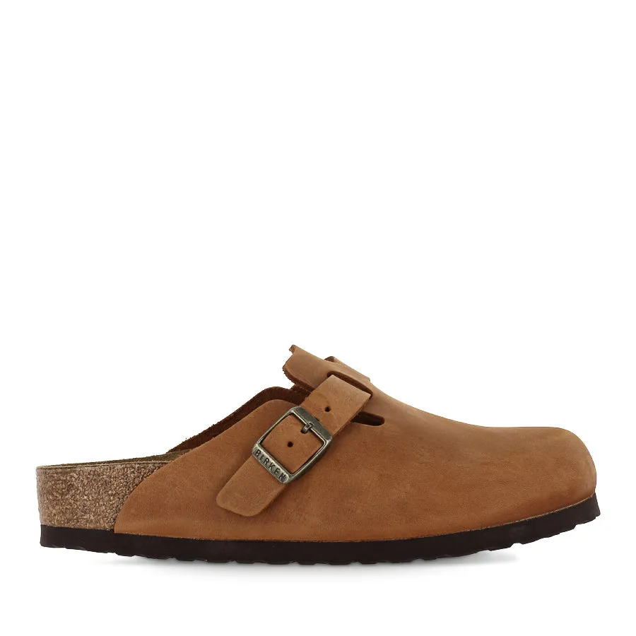 Perfect Walk Kind Glow BOSTON NATURAL LEATHER - COGNAC OILED LEATHER