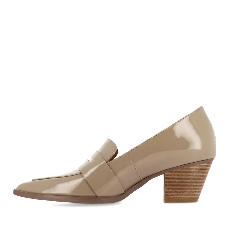 GODWIN - TAUPE PATENT LEATHER Stylish Look Move Free