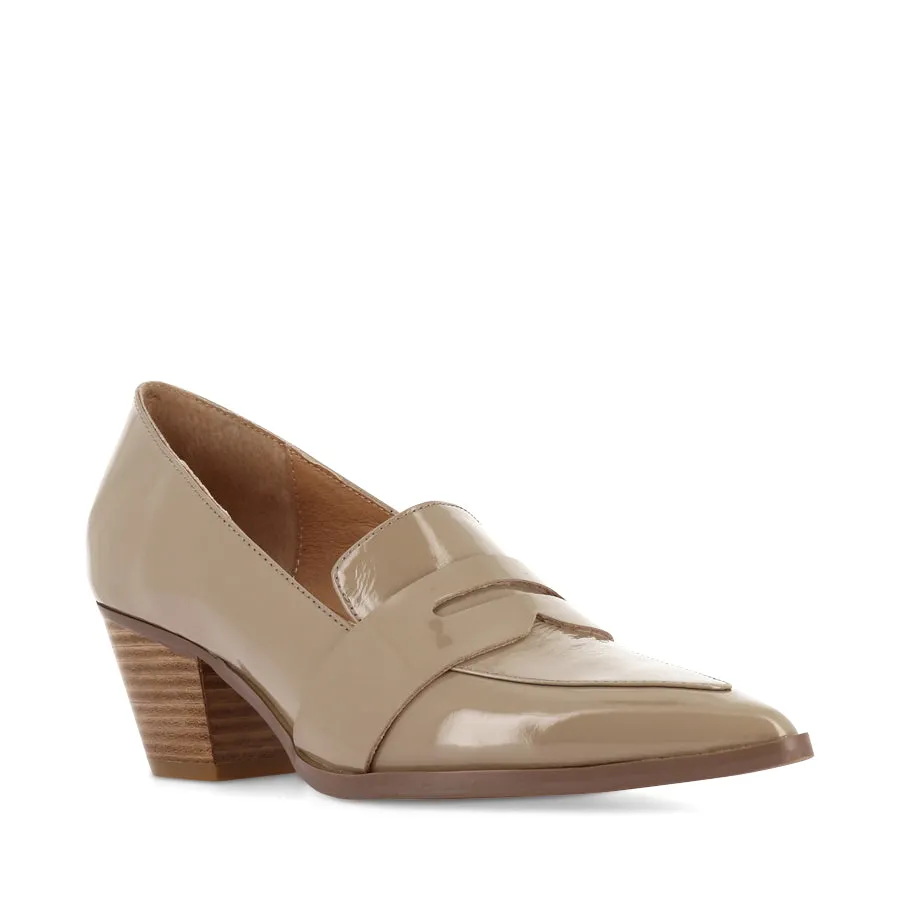 Heel Power Lightweight Fit GODWIN - TAUPE PATENT LEATHER
