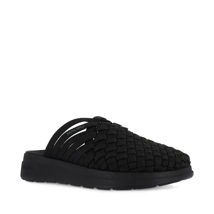 Rest Mood Practical Walking Shoes COLONY - BLACK/BLACK POLYESTER