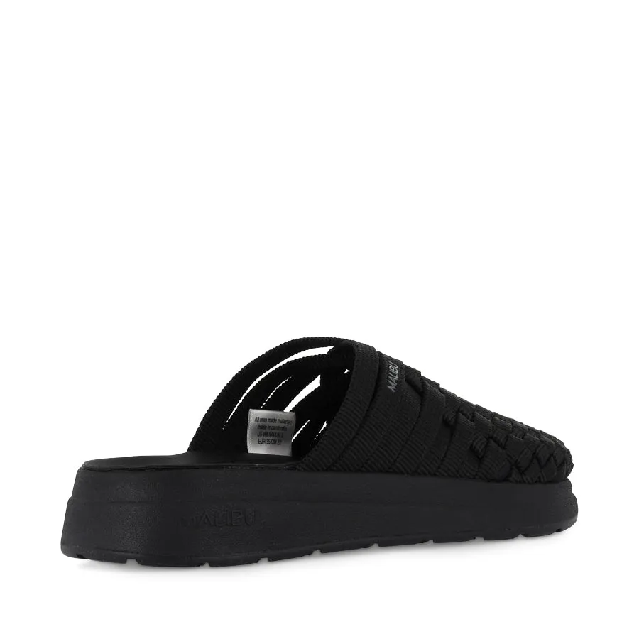 COLONY - BLACK/BLACK POLYESTER Island Step