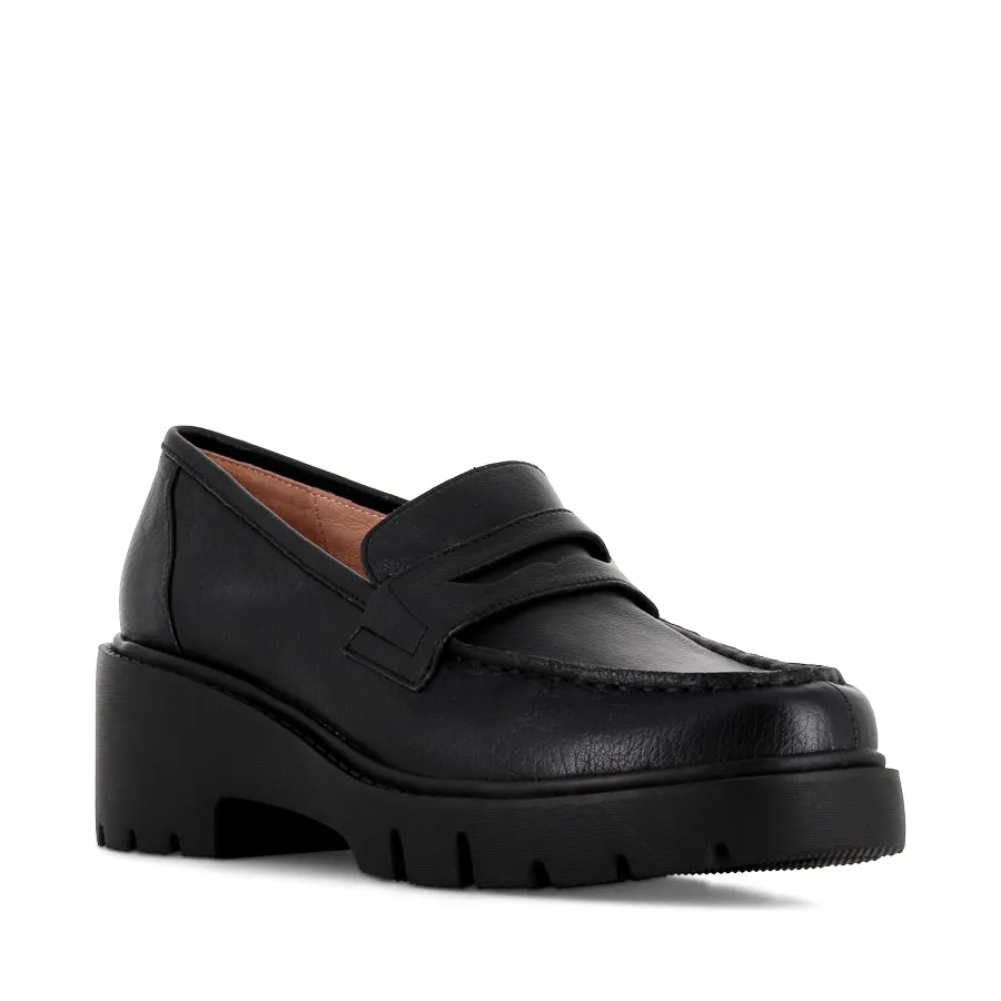 UNICE - BLACK BLACK LEATHER Practical Look