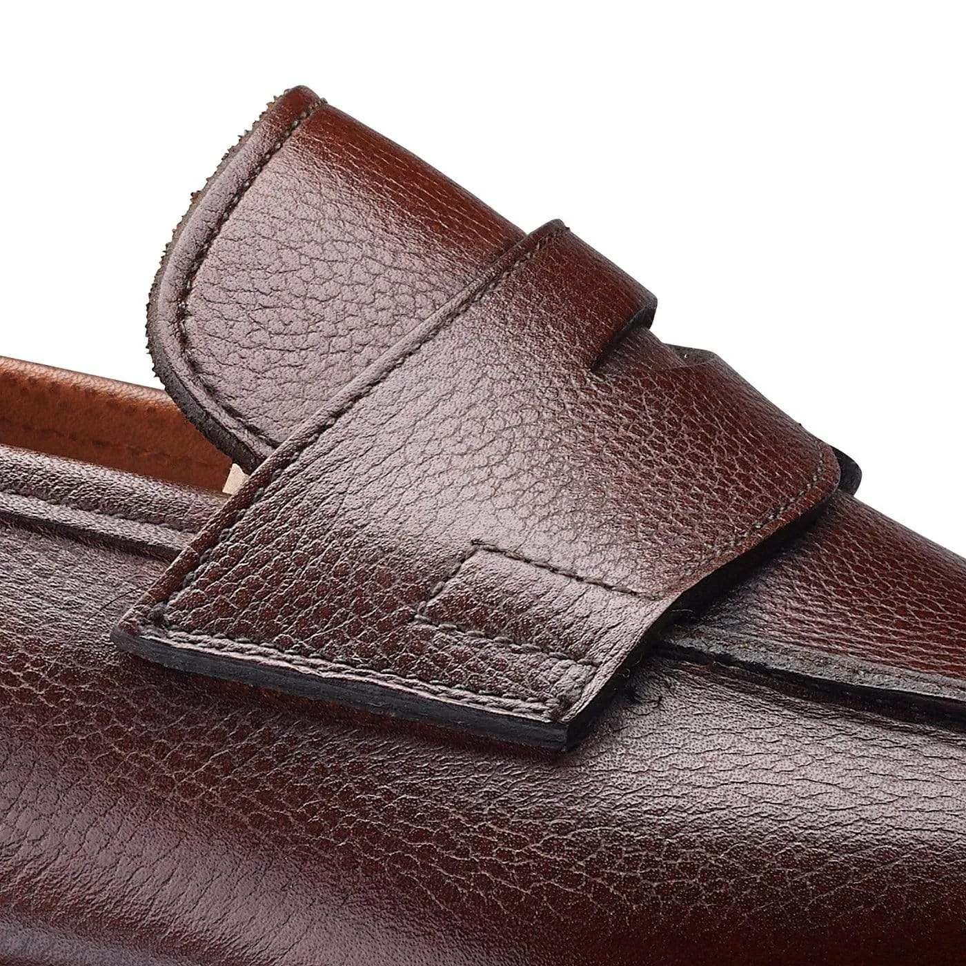 Cadogan Dark Brown Pebble Grain Smart Look