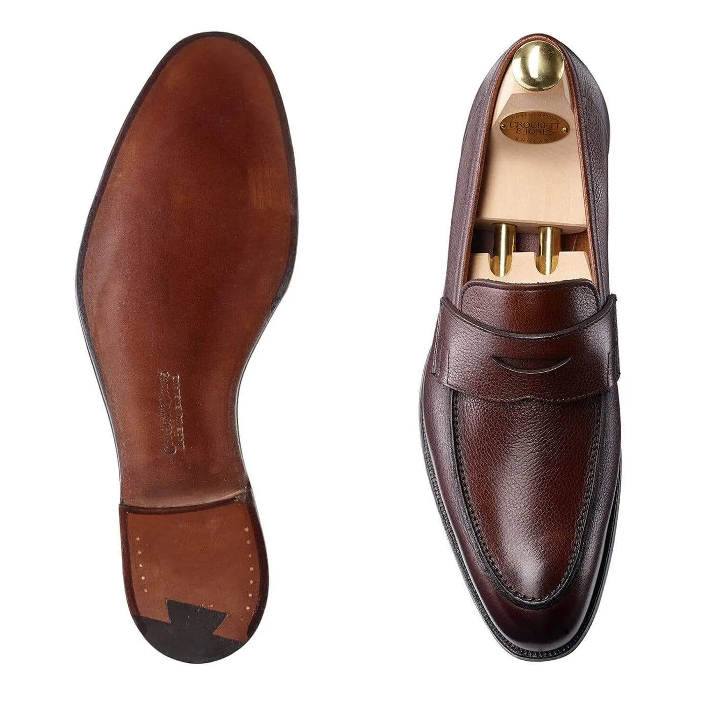 Cadogan Dark Brown Pebble Grain Artist Vibes