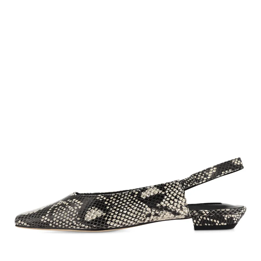 walking shoes AKITA - ECRU SNAKE