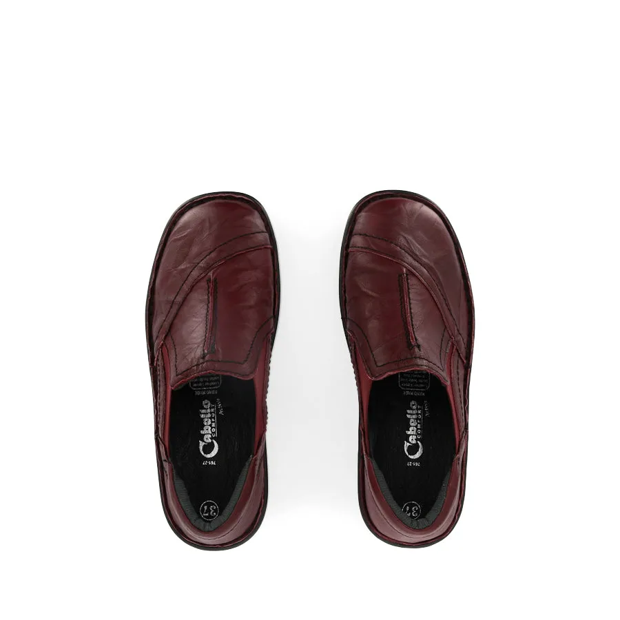 761-27 - DARK BURGUNDY LEATHER Side Street All-Season Comfort