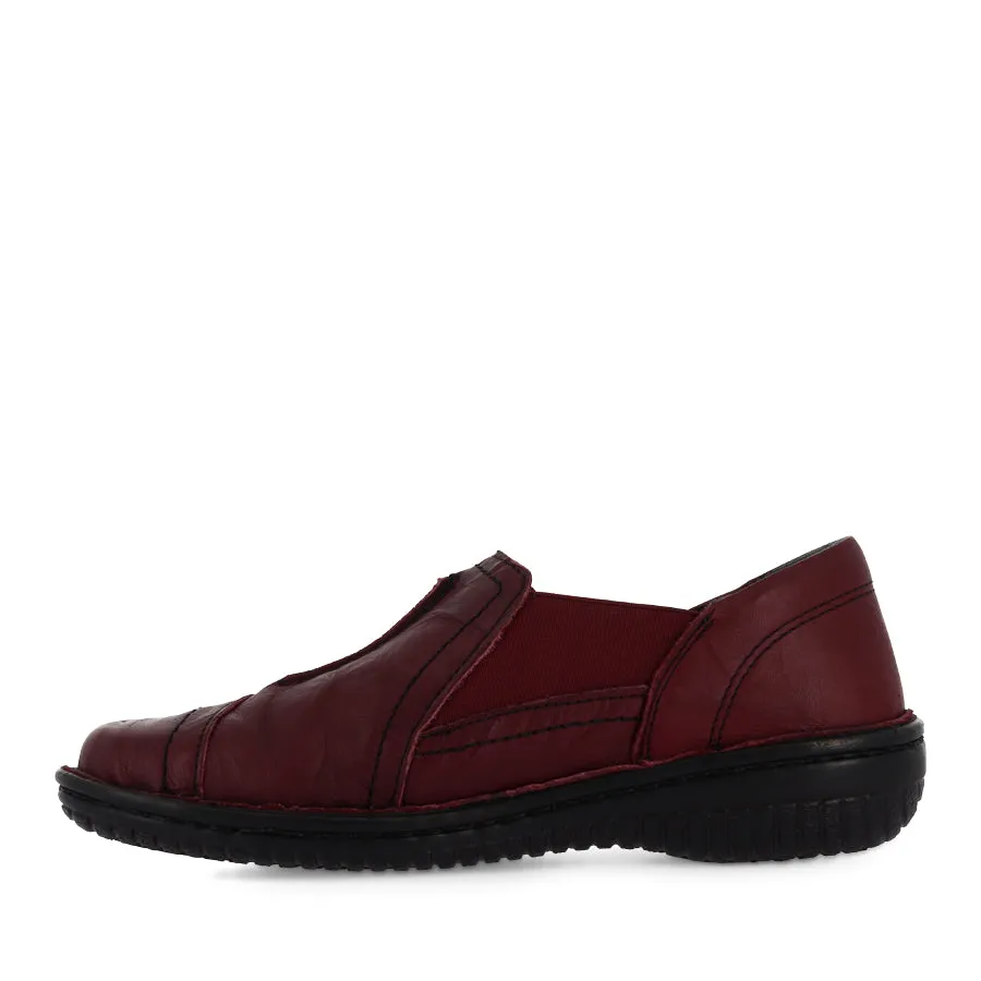 761-27 - DARK BURGUNDY LEATHER Reliable Comfort