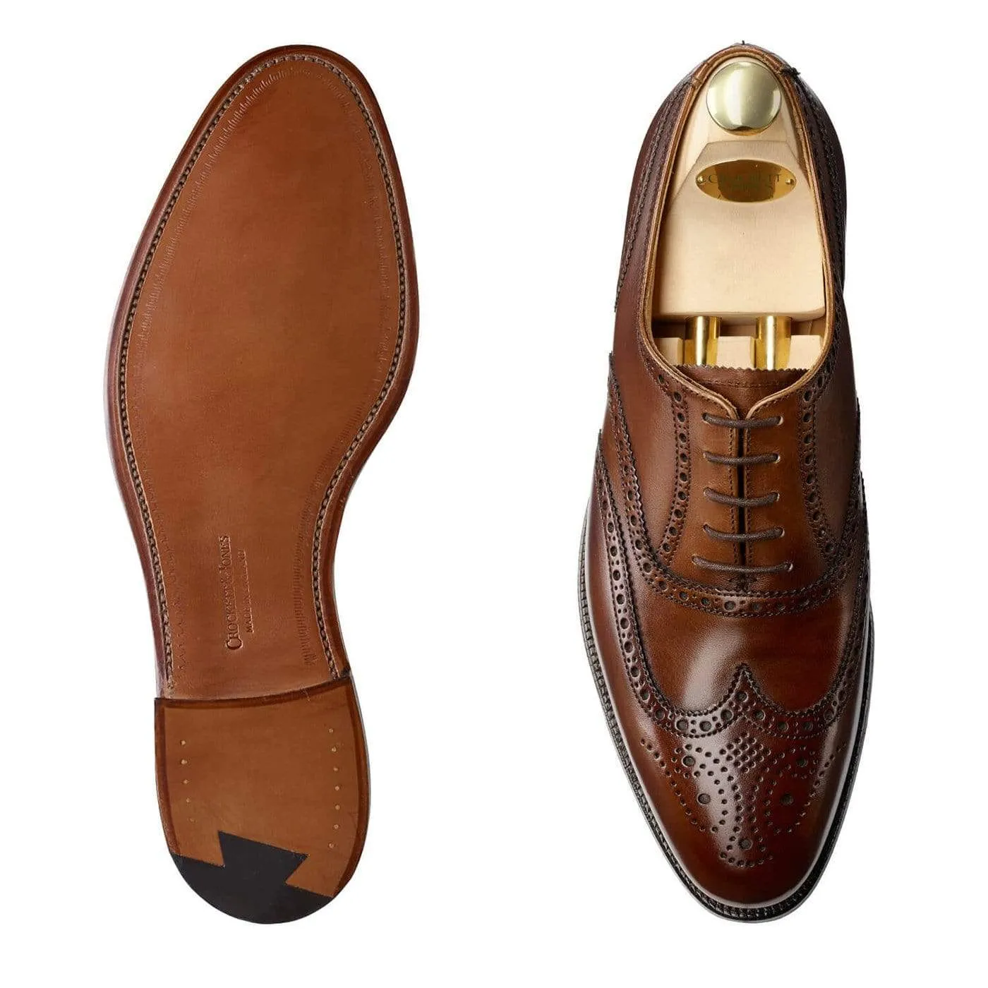 Stitch Design Finsbury Dark Brown Burnished Calf