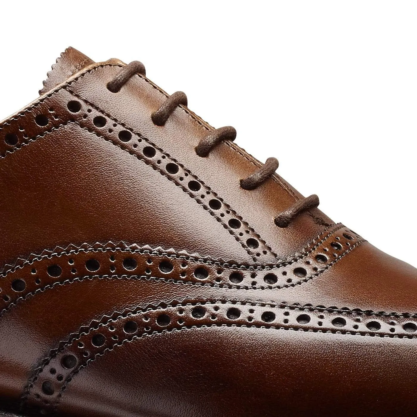 Long-Lasting Comfort Sleek Look Finsbury Dark Brown Burnished Calf