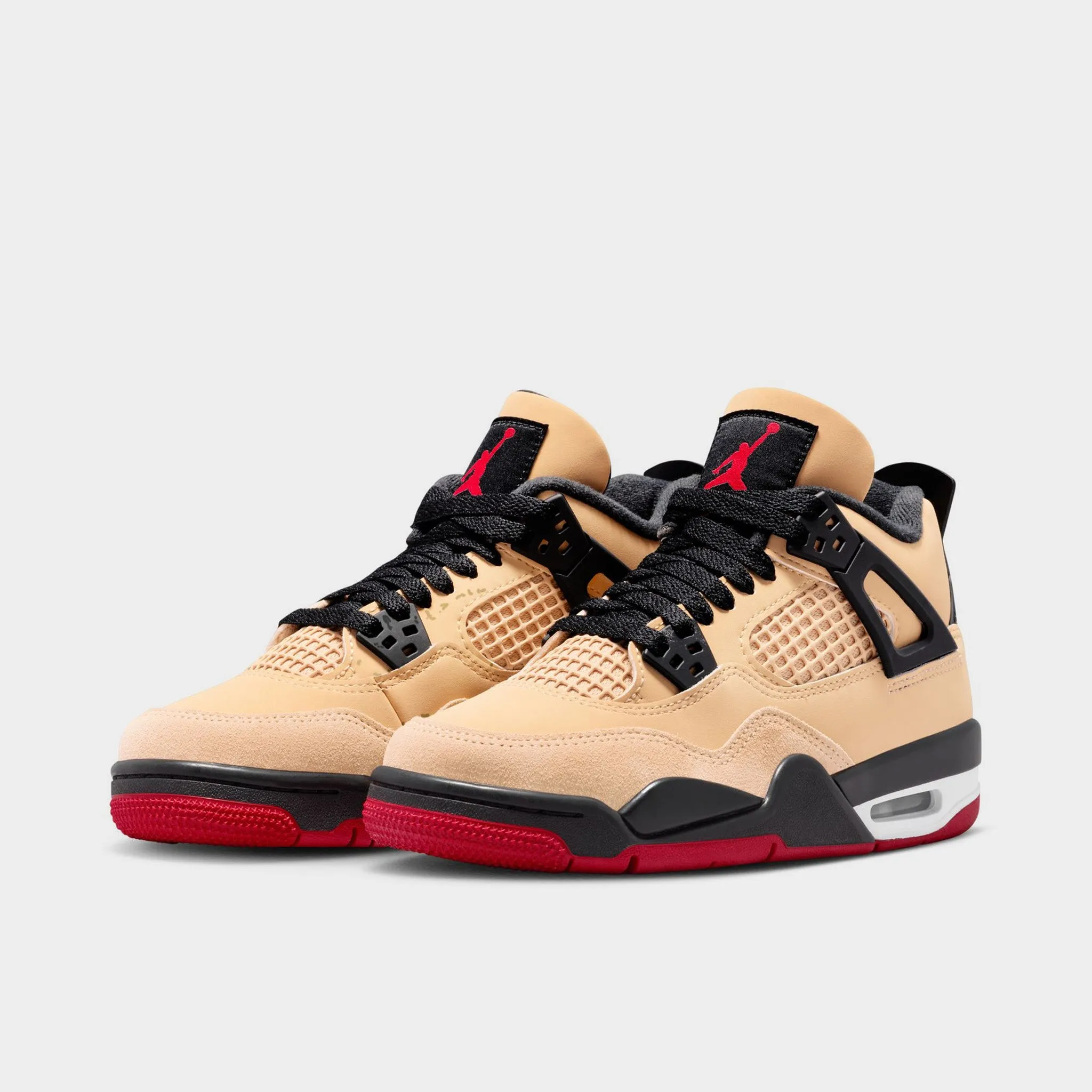 Jordan 4 Retro GS Fire Red / Starfish - Sesame Agility Training