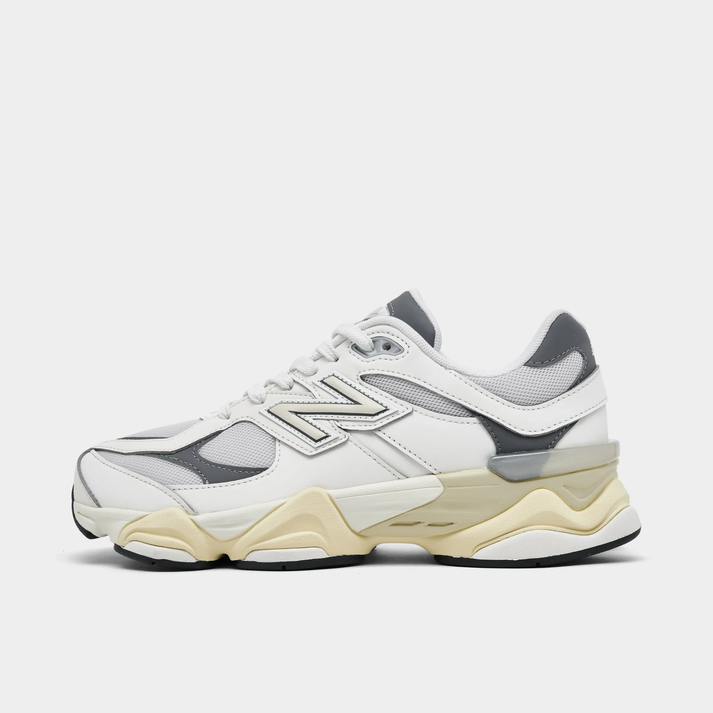 New Balance Juniors' 9060 Sea Salt / Castlerock Classic Use Weekend Moves