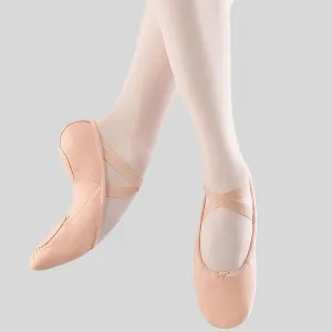 BLOCH PUMP HYBRID LEATHER BALLET SLIPPER - ADULT #S0273L buckle