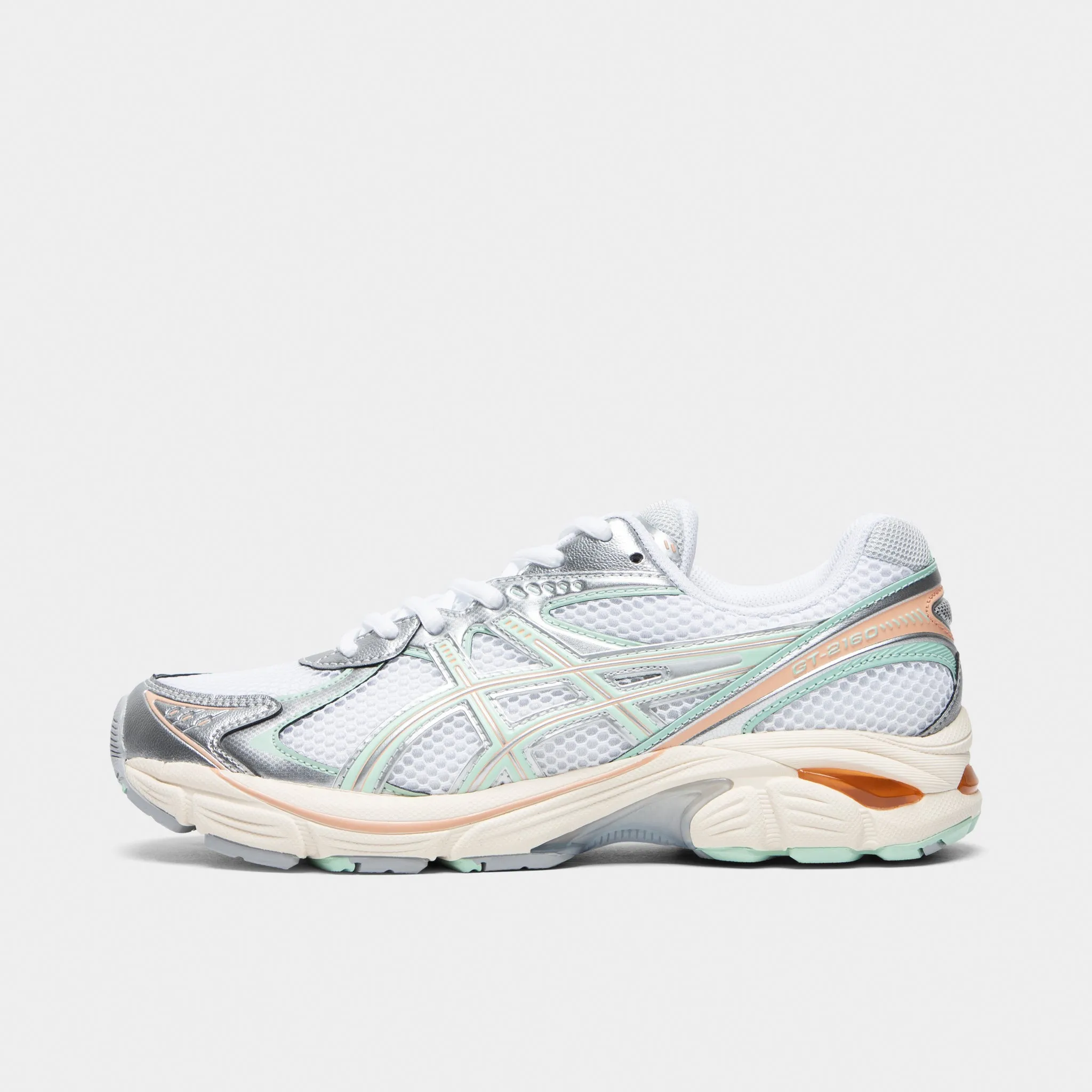 ASICS GT-2160 White / Mint Tint cushioned collar