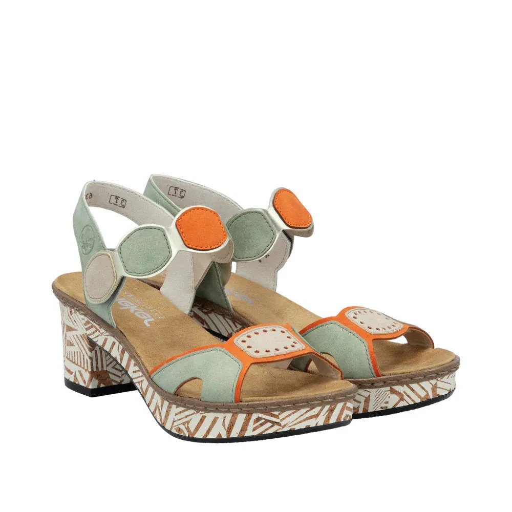 RIEKER FANNI SANDAL 6387691 - MULTI Comfort Tongue group walk