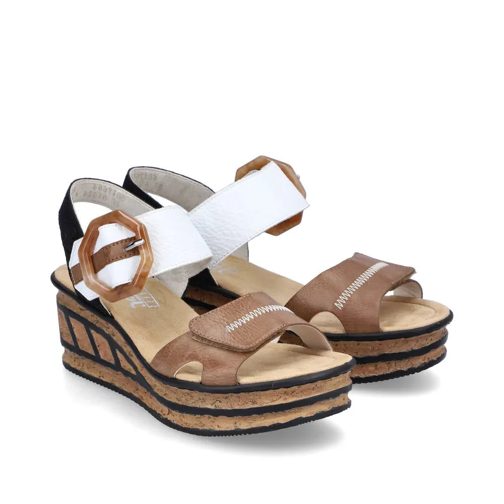 Wild Trek Daily Comfort RIKER ROSE SANDAL - 6817664 - BROWN MULTI