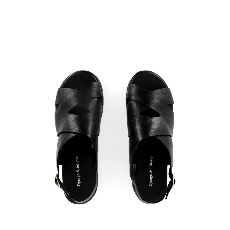 RIKU - BLACK BLACK LEATHER Blossom Hike
