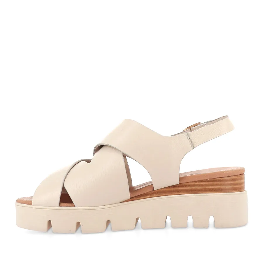 Run Meet Comfort arch RIKU - MILK LEATHER