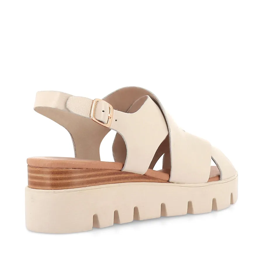 Shock absorption RIKU - MILK LEATHER