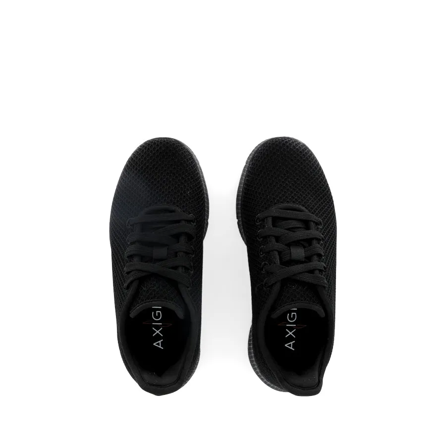 Lace Lock Technology LeatherUpper RIVER 2 - BLACK/BLACK
