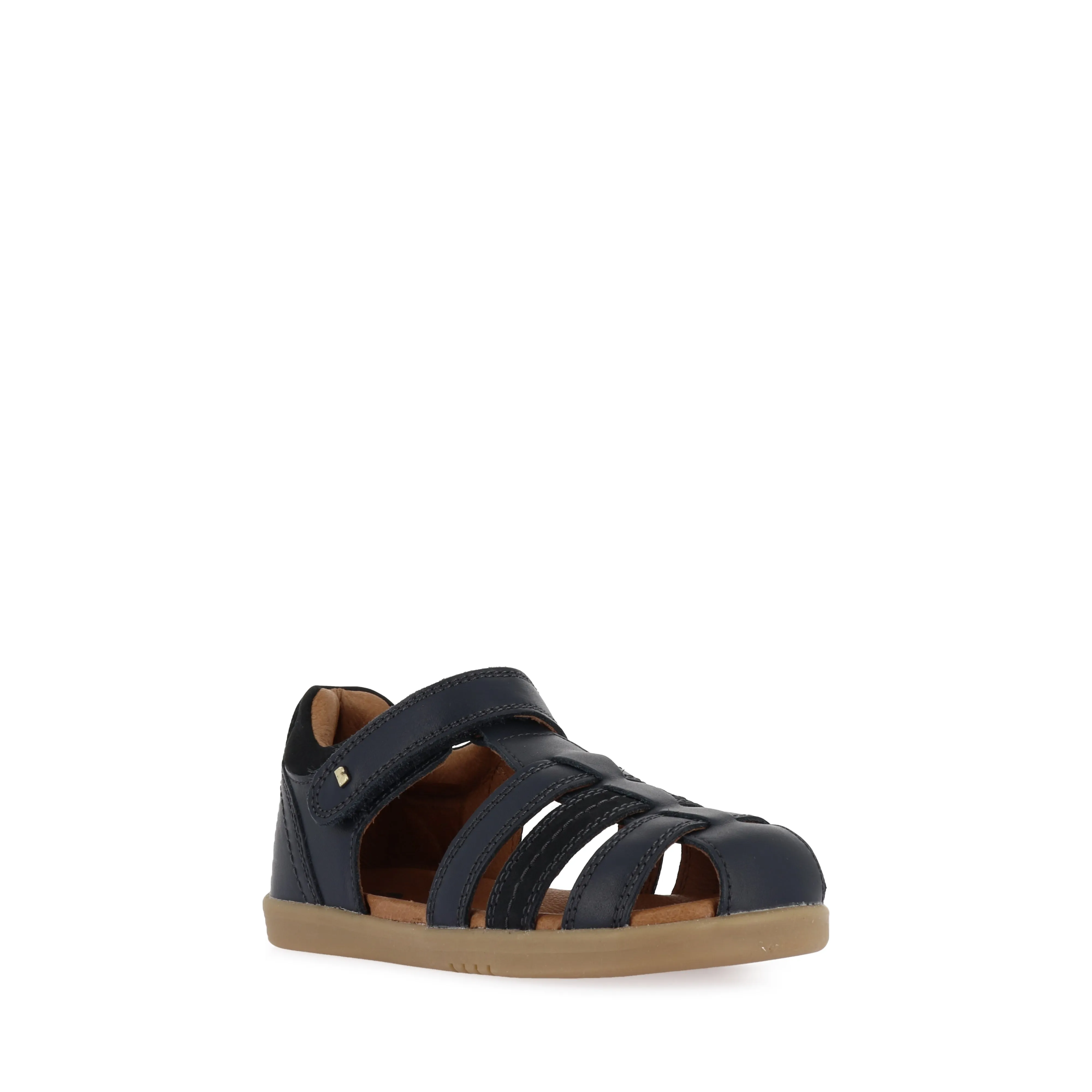 ROAM KID  - NAVY LEATHER Open Toe Design