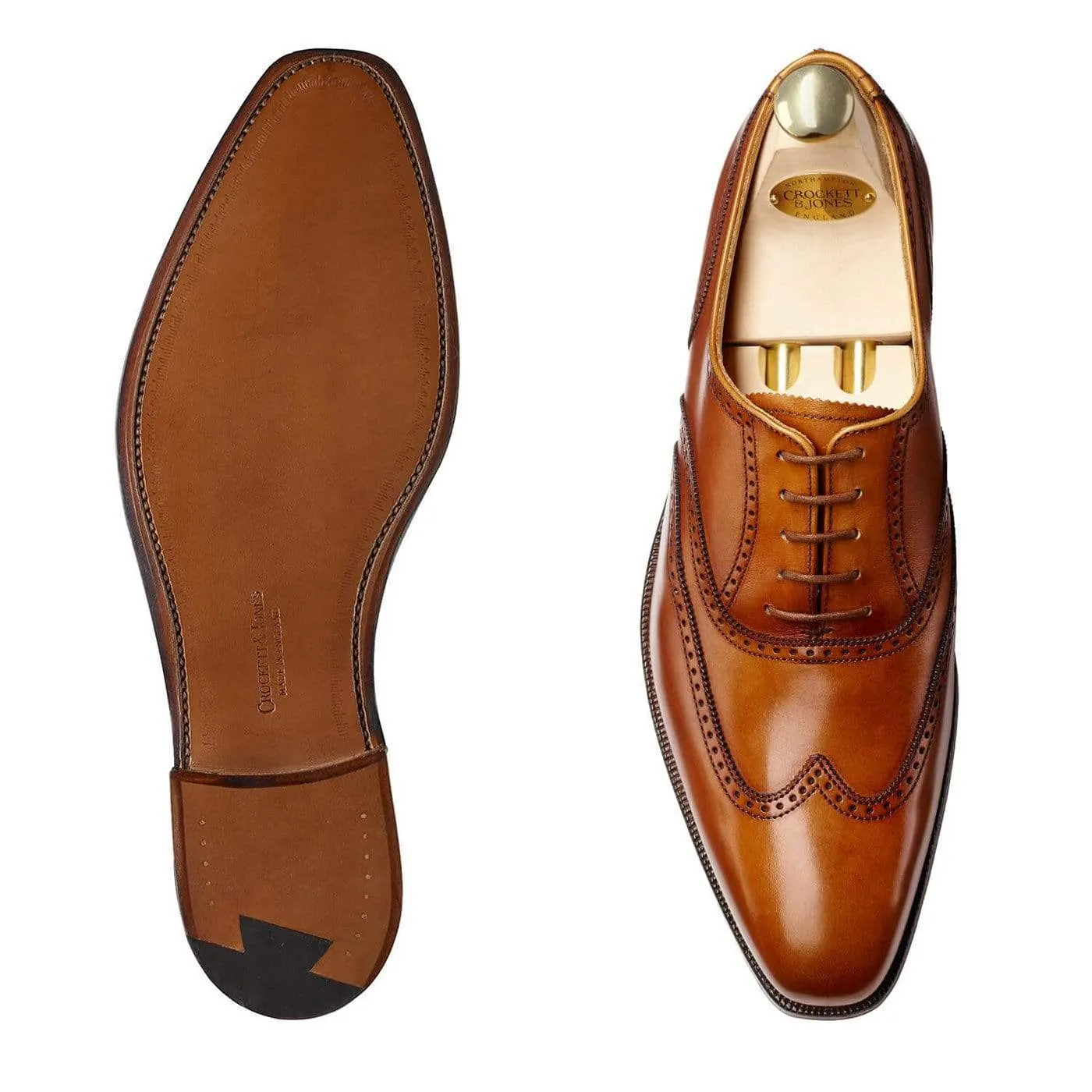 Student Oxfords Drummond Tan Burnished Calf
