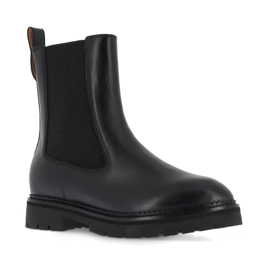 Comfortable Stretch ShockAbsorbing ROCCO - BLACK LEATHER