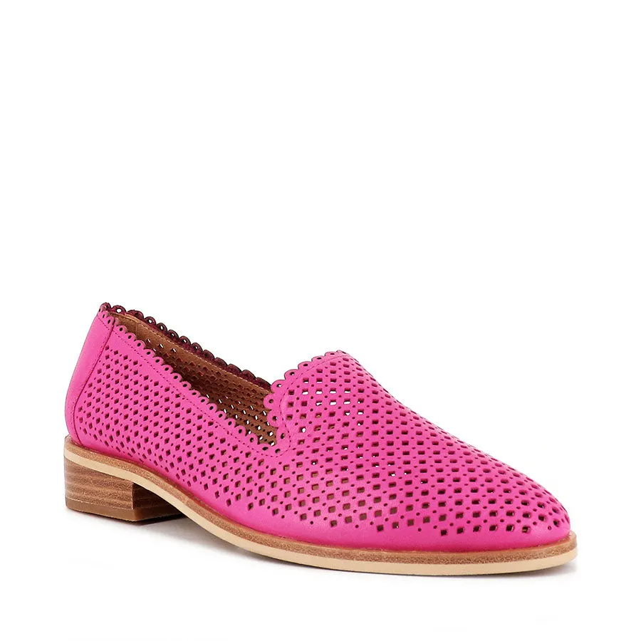 ROCKIN - FUCHSIA LEATHER Cozy Fit Ground Firm